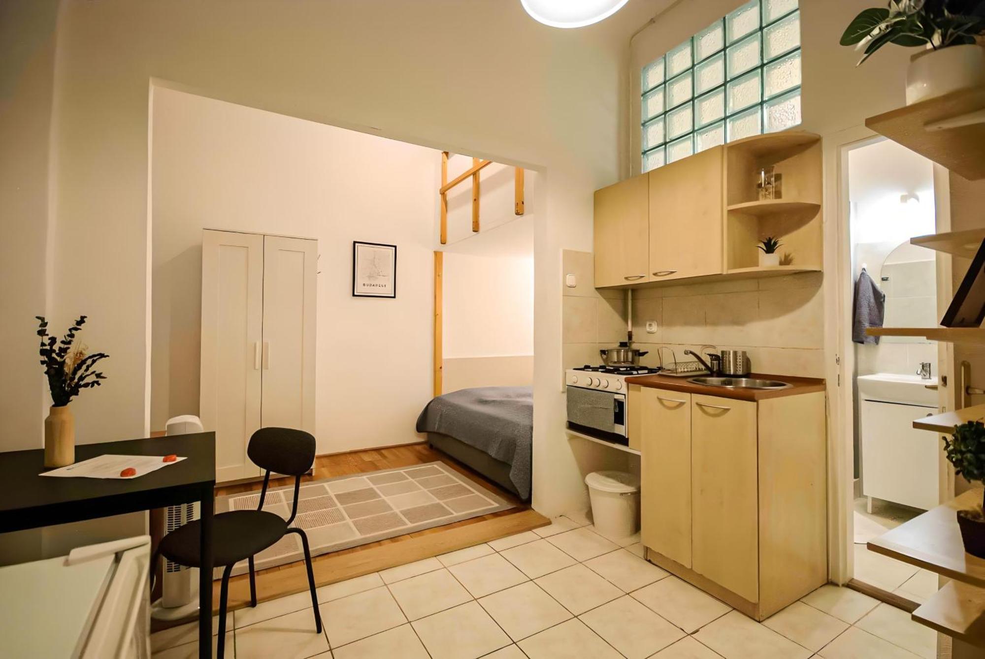 R172 Elitehost Raday Studio Apartment Boedapest Buitenkant foto